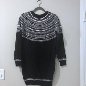 H&M Label of Graded Goods Black Sweater Dress